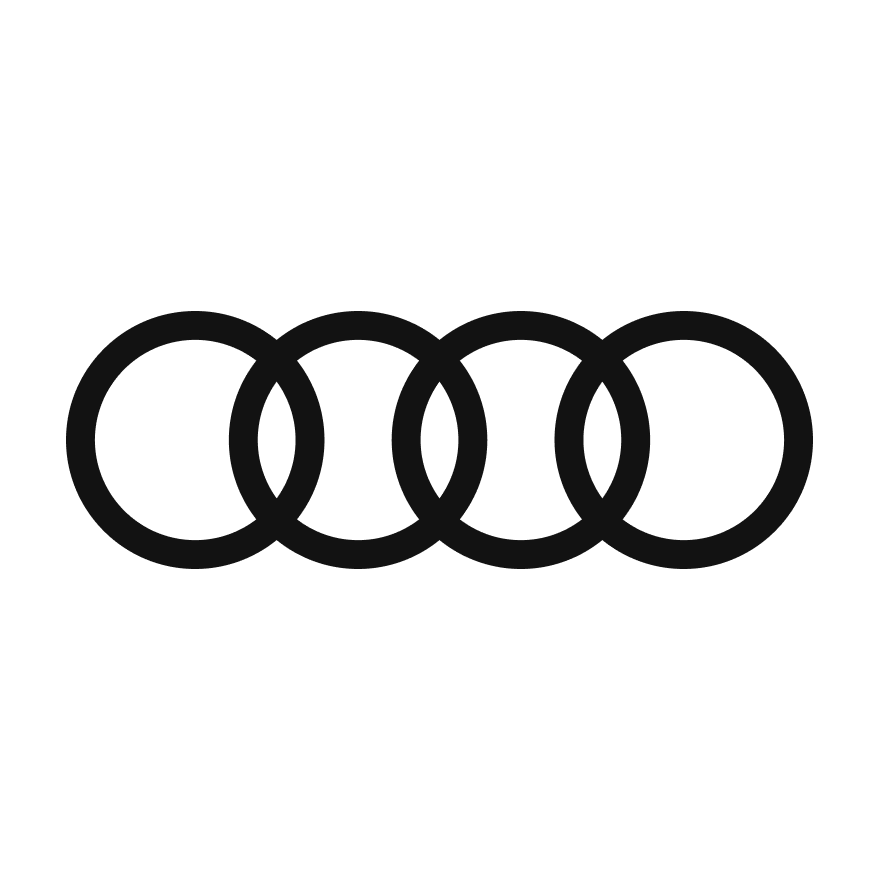 The Audi logo with 4 rings