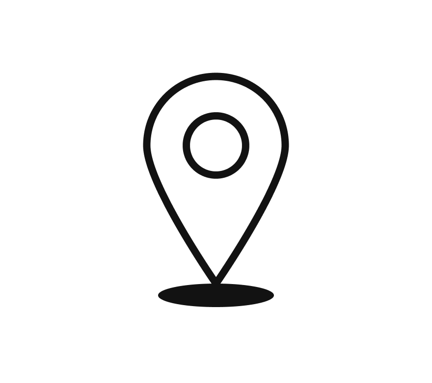 Graphic of a location map pin.