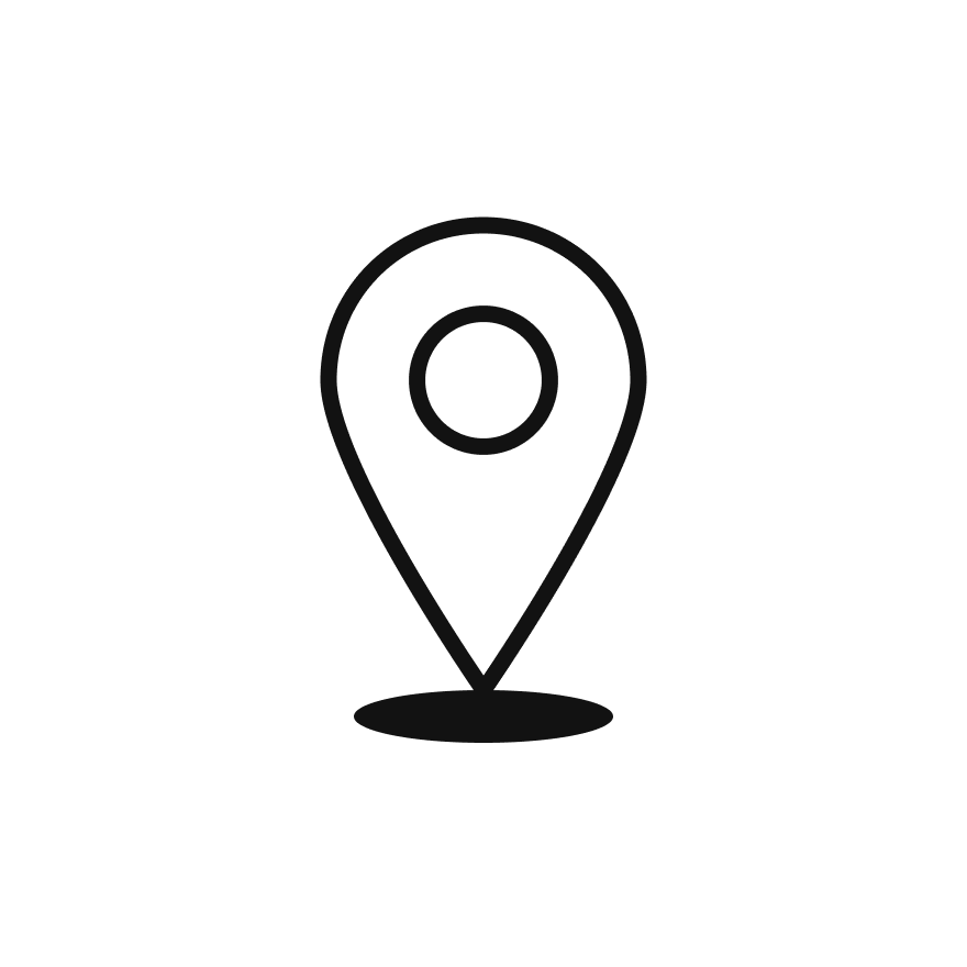 Graphic of a location map pin.